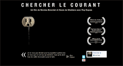Desktop Screenshot of chercherlecourant.com