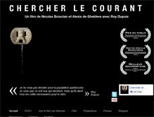 Tablet Screenshot of chercherlecourant.com